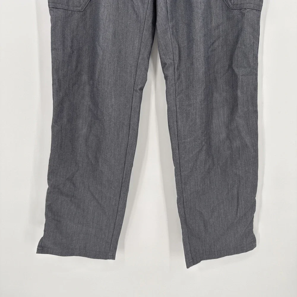 Figs Technical Collection Gray Womens Cargo Scrubs Pants Size Medium Nursing